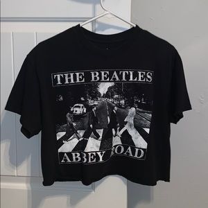 The Beatles Crop Top